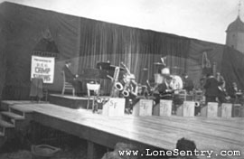 [USO camp show, 3rd Armored Division, Germany 1945]