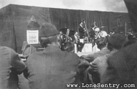 [USO camp show, 3rd Armored Division, Germany 1945]