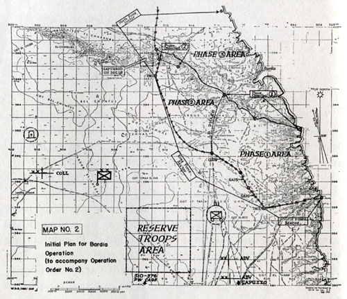 [Map No. 2: Initial Plan for Bardia]