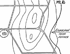 [Figure 23. Position in readiness (battalion attached to infantry division) - Right]